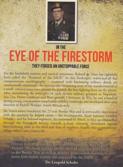 EYE OF THE FIRESTORM by Roland de Vries