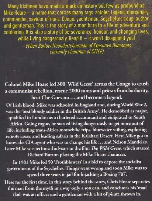 MAD MIKE HOARE THE LEGEND by Chris Hoare