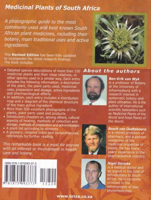 MEDICINAL PLANTS OF SOUTH AFRICA by Ben-Erik van Wyk, Bosch van Oudtshoorn and Nigel Gericke