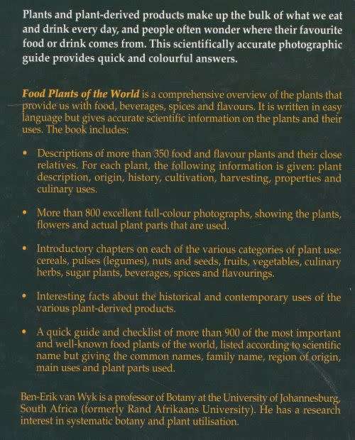 FOOD PLANTS OF THE WORLD by Ben-Erik van Wyk
