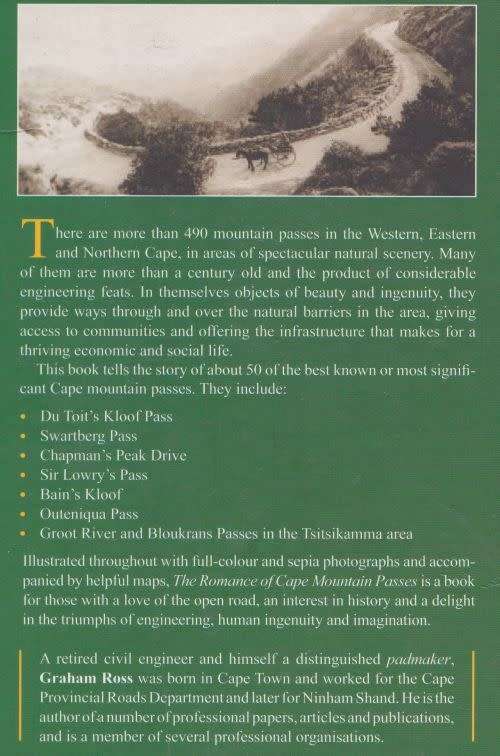 THE ROMANCE OF CAPE MOUNTAIN PASSES by Graham Ross