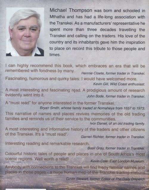 TRADERS AND TRADING STATIONS OF THE CENTRAL AND SOUTHERN TRANSKEI by Michael Charles Thompson