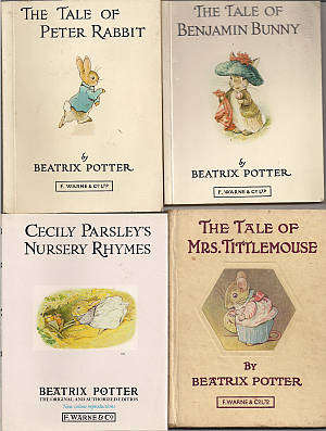 4 x BEATRIX POTTER BOOKS