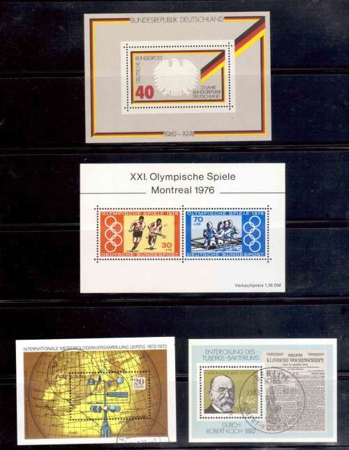 GERMANY (22 Miniature sheets)