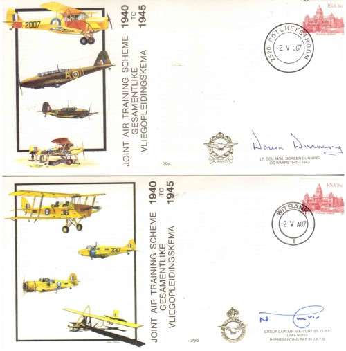 SA AIR FORCE (b) - 4 Signed covers