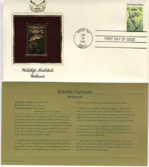 GOLDEN REPLICAS OF U.S. STAMPS (B)