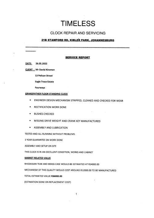 GRAND FATHER FLOOR STANDING CLOCK