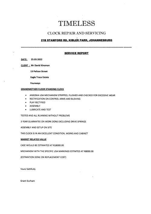 GRAND MOTHER FLOOR STANDING CLOCK