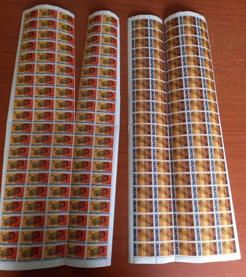 SINGAPORE (1968) Complete sheets