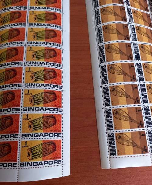 SINGAPORE (1968) Complete sheets