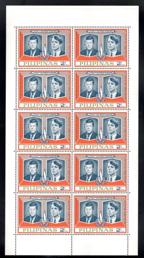 PHILIPPINES (1968) - FULL SHEETS