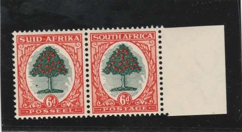 UNION OF SOUTH AFRICA 6d WITH VARIETY MNH