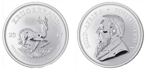 OWN YOUR OWN Premium Uncirculated 1 oz.SILVER Krugerrand 2017 FREE SHIPPING COA SA MINT