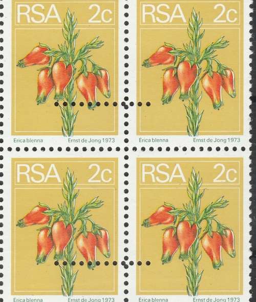 RSA 1974 2c DEF AMAZING MISPERF PART ARROW BLIND PERF IN MISSPERF