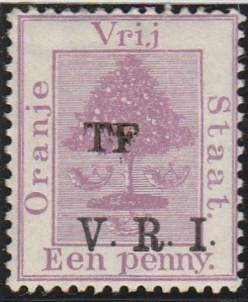 OFS VRI ARMY TELEGRAPH  MINT  OVERPRINT TF VARIETY
