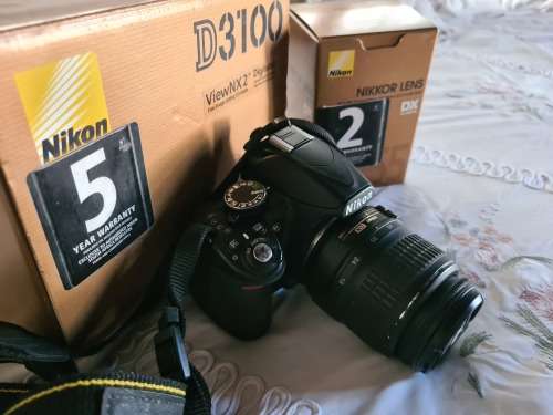 Nikon D3100 with Nikon 18-55mm lens