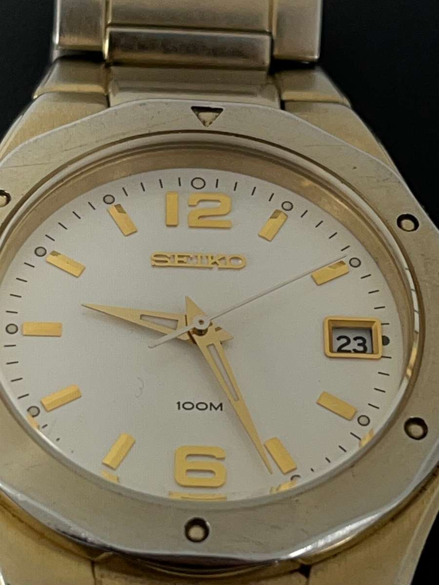 Seiko Gents Gold Tone Wristwatch