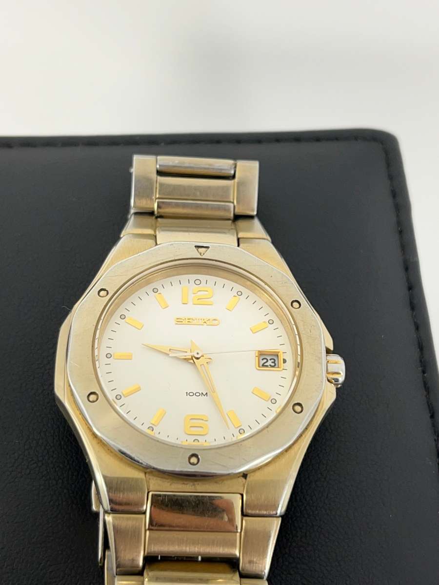 Seiko Gents Gold Tone Wristwatch