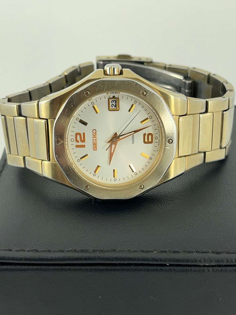 Seiko Gents Gold Tone Wristwatch