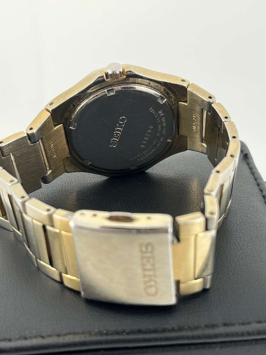 Seiko Gents Gold Tone Wristwatch