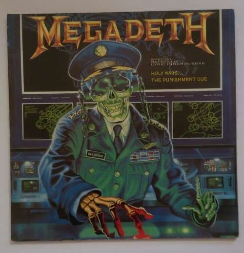Megadeth 12 inch single (45 rpm) - Holy wars... The punishment due