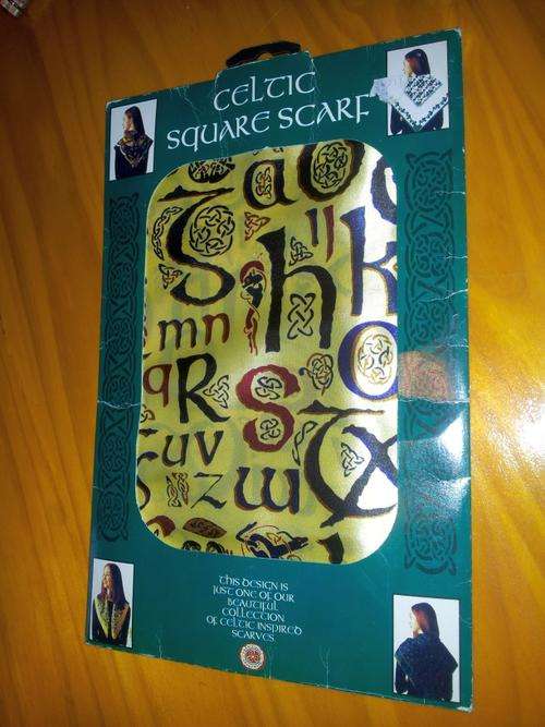 Beautiful Celtic silk scarf