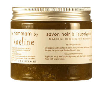 Kaeline Traditional hammam soap - Face and Body - 200 gr Savon Noir