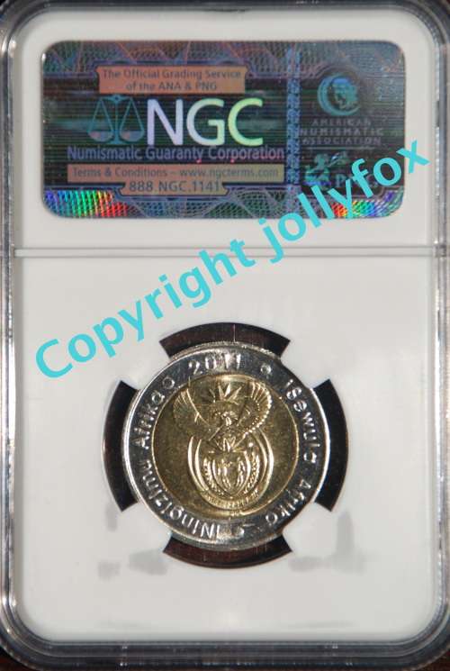 *** 2011 SARB Anniversary R5 MS67 NGC Graded ***