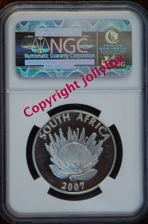 *** CHEAPEST on BoB!!  -  a PERFECT Coin !!! *** 2007 Silver R1 Mandela PF70UC (NGC)!! ***
