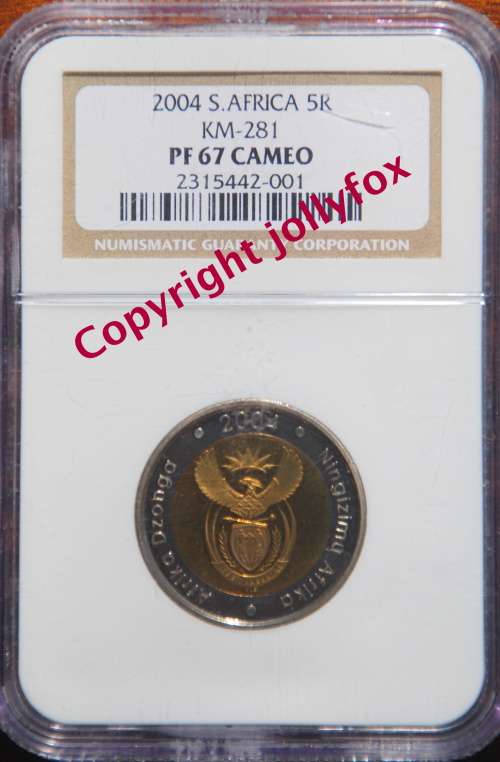 *** ONLY 2 IN THE WORLD!! *** 2004 R5 PF 67 CAMEO NGC GRADED!! ***