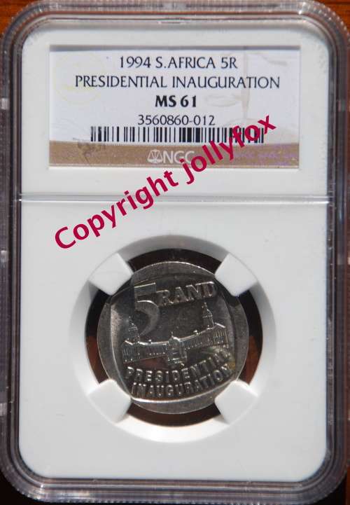 *** AWESOME SET OF BUILDINGS FACING FRONT - 1994 INAUGURATION R5 FROM AU58 TO MS 66!! ***