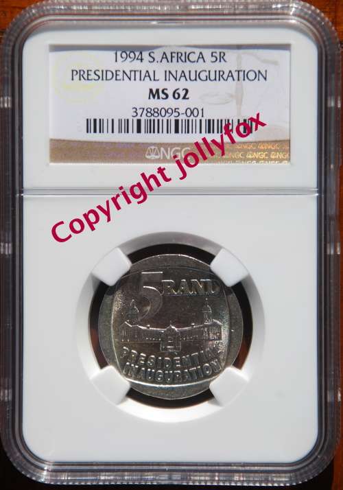 *** AWESOME SET OF BUILDINGS FACING FRONT - 1994 INAUGURATION R5 FROM AU58 TO MS 66!! ***