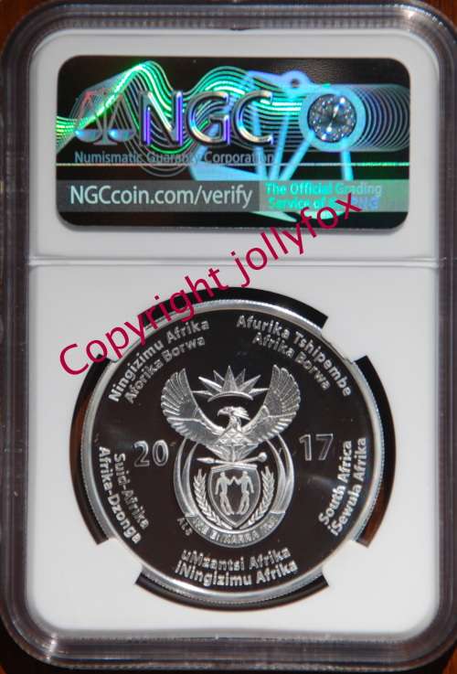 *** PRICE REDUCED!! ** PERFECT Coin!!! *** 2017 Silver Proof R50 OR Tambo PF70UC (NGC)!! ***