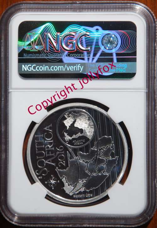 *** ONLY 4 IN THE WORLD!! 2016 SILVER R5 COLOUR BEARDED DISA PF69UC!! ***