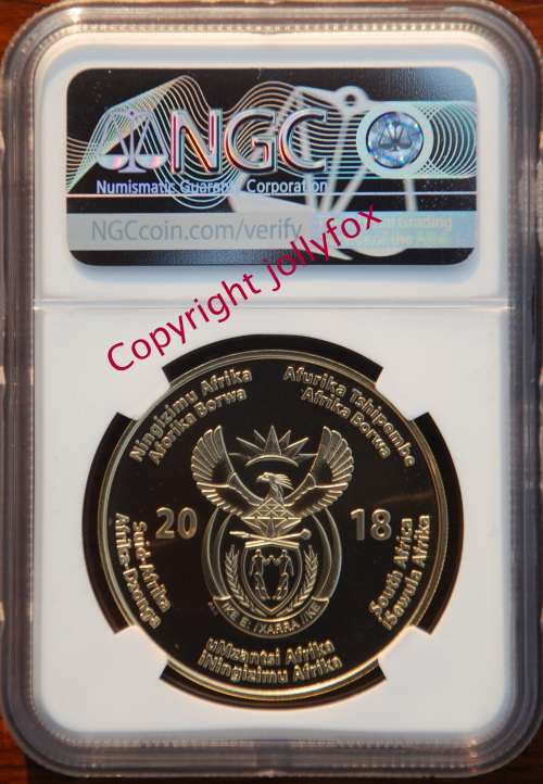 *** PERFECT PF70C!! *** 2018 MANDELA BRONZE ALLOY R50 FIRST RELEASE!! ***