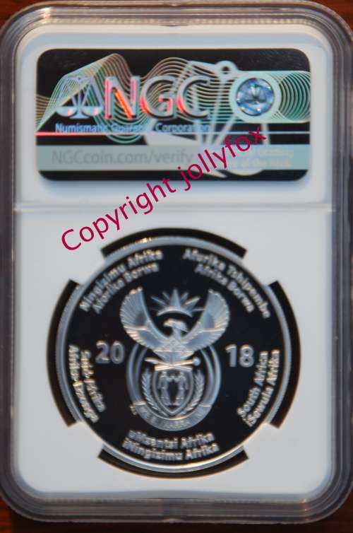 *** ONLY 4 EXIST!! *** 2018 MANDELA CENTENARY SR50 FIRST RELEASE NGC PF69UC ***