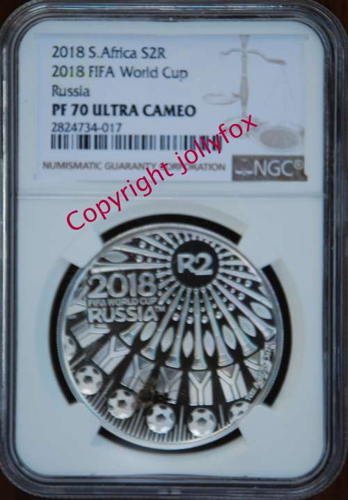 *** ULTRA RARE & PERFECT!! **2018 SILVER R2 FIFA WORLD CUP RUSSIA PF70UC NGC!! ***
