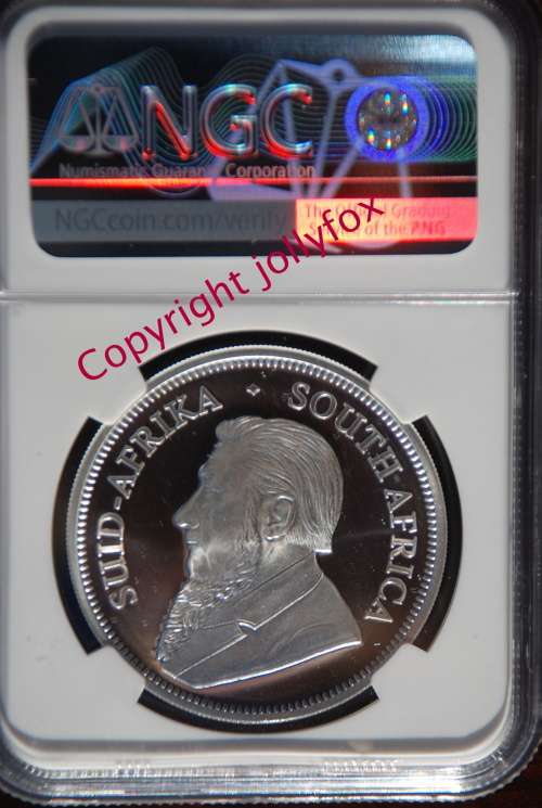 *** RARE!!! **** BRAND NEW 2017 SILVER KRUGER PROOF R1 - ONLY 74 GRADED PF68UC BY THE NGC ***