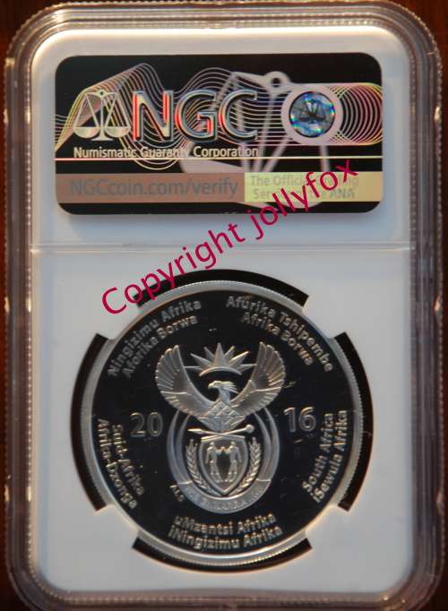 *** ONLY 3 IN THIS NGC GRADE!!! *** PF68 UC 2016 Silver R2 Cheetah!! ***