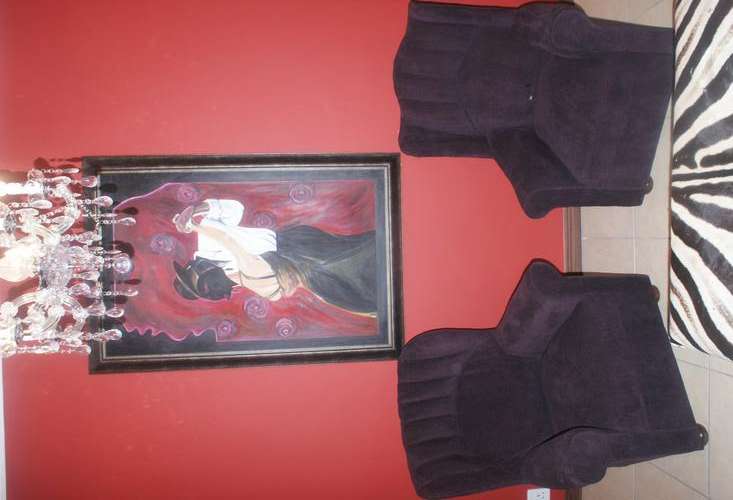 Lovely Deep Purple Rocking Chairs