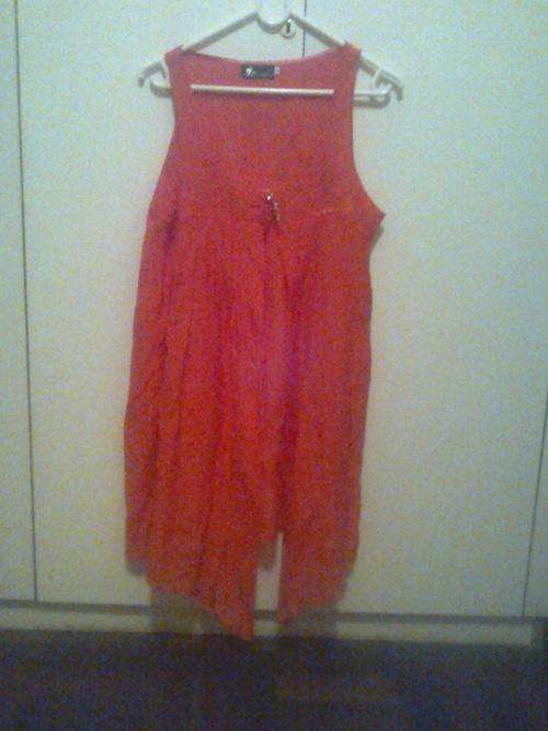 Dark peach blouse - Large