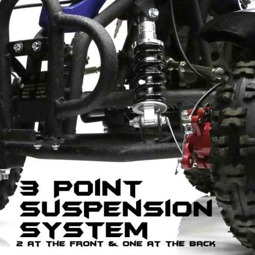 50cc 2 Stroke Air-Cooled Mini Quad