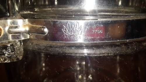 Vintage Flameware Pyrex Glass Percolator