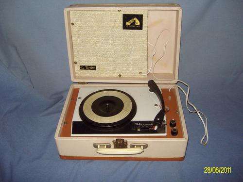 His Master's Voice Cased Record Player