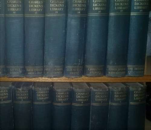 Charles Dickens Library Complete in 18 volumes book set illustrated by harry furniss, Pubkished 1910