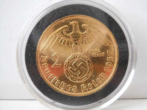 1937e DEUTSCHES REICH 2 MARK. CONDITION AS PER SCAN.( .625 Silver)