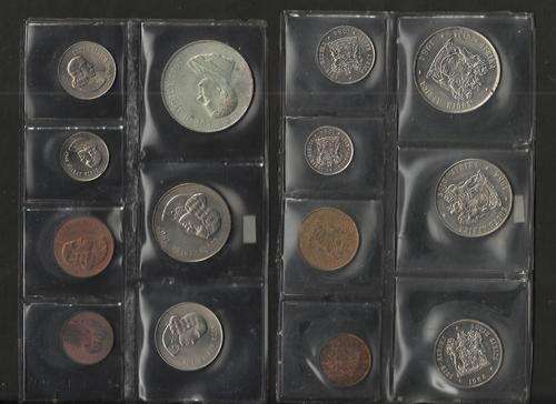 RSA UNCIRCULATED YEAR PACKS-1967 AND 1984-AS ISSUED,SEE SCANS