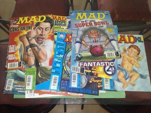 MAD COMIC BOOKS-ASSORTED 16 DIFFERENT COMIC-ALL CLEAN AND GOOD CONDITION