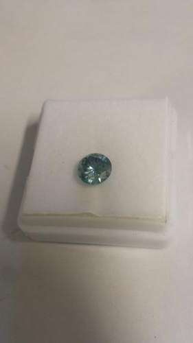 vvs2 moissanite  .85ct blue
