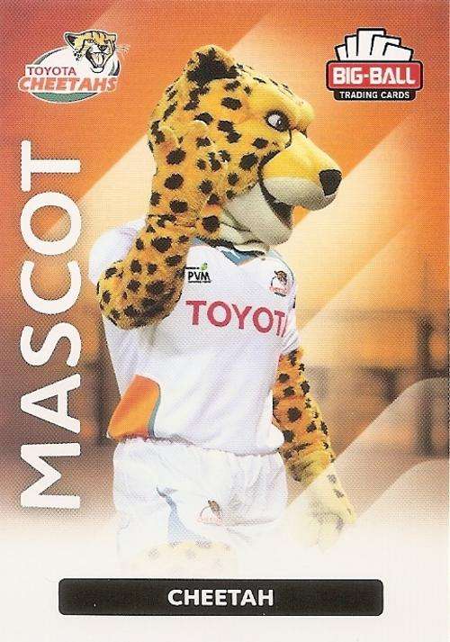BIG BALL RUGBY COLLECTION  2012 - CHEETAH'S "MASCOT" CARD